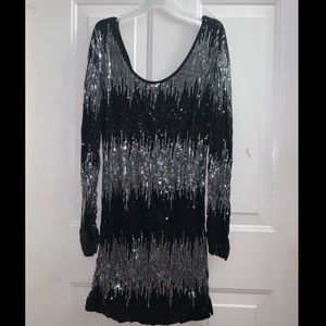 Cocktail Dress long sleeve midi